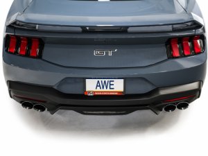 Ford Mustang Performance Exhaust - AWE Tuning - Cat-Back Track Edition - Chrome Silver - 2024+ Ford Mustang Performance Exhaust - AWE Tuning - Cat-Back Track Edition - Chrome Silver - 2024+